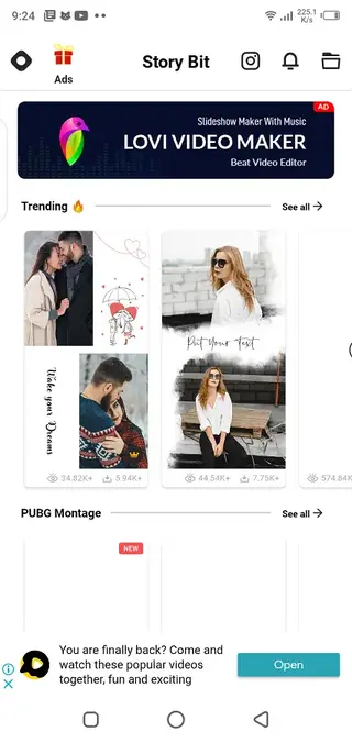 Screenshot of Story Bit Android