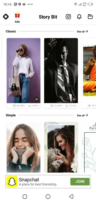 Screenshot of Story Bit Apk