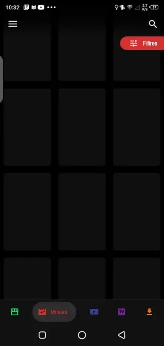 Screenshot of Stream India App