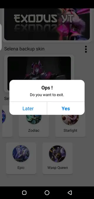 Screenshot of Selena Injector Apk