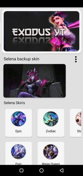 Screenshot of Selena Injector