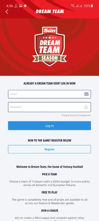 Screenshot of Sun Dream Team Apk