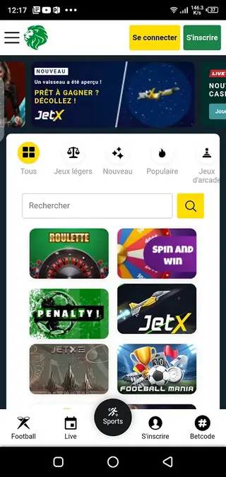 Screenshot of Sunubet Apk Play & Earn
