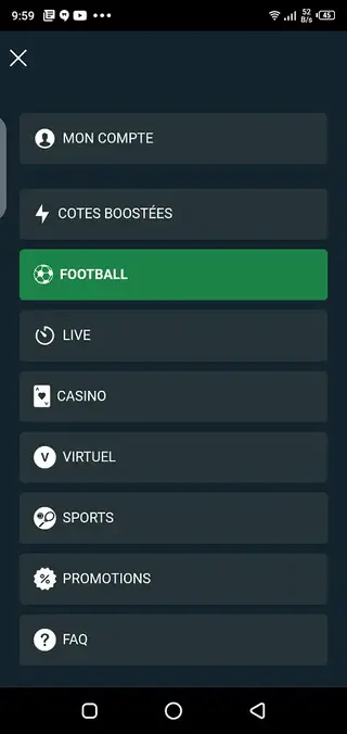 Screenshot of Sunubet Apk