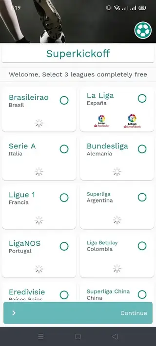 Screenshot of Super Kick Off Android