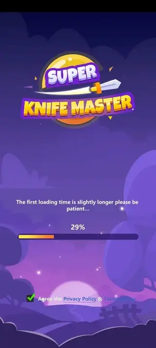 Screenshot of Super Knife Master Apk