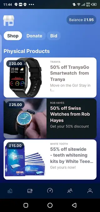 Screenshot of Sweatcoin Download
