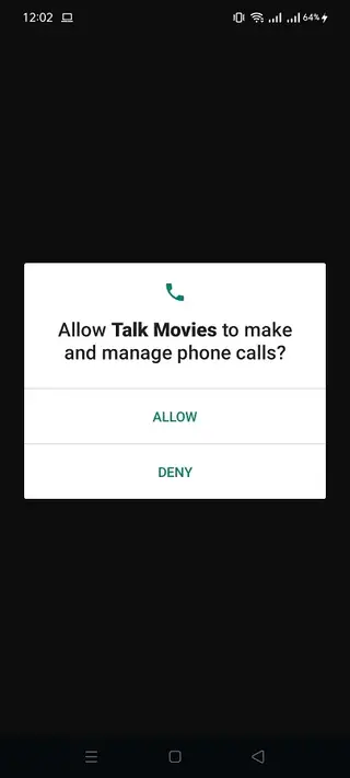 Screenshot of Talk Movies Download