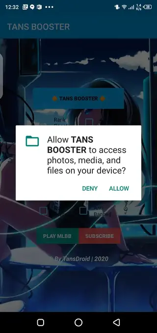 Screenshot of Tans XBooster ML