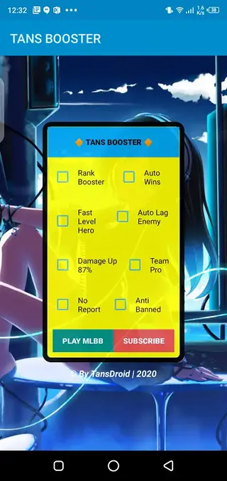 Screenshot of Tans XBooster Apk