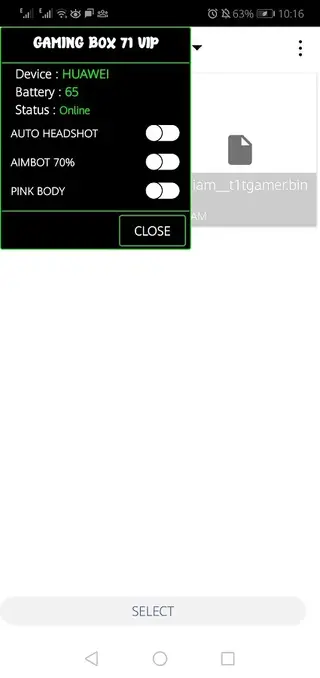 Screenhot of TB71 VIP Injector Download