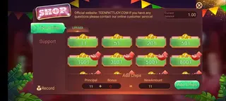 Screenshot of Teen Patti Joy