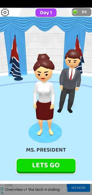 Screenshot of The President Game