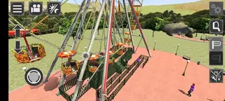 Screenshot of Theme Park Simulator Game