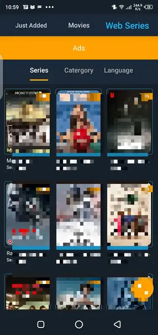 Screenshot of Tokiw Android
