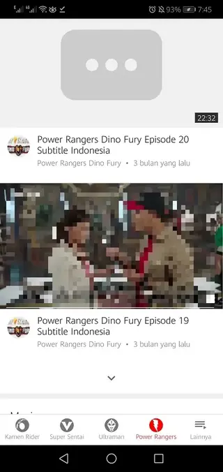 Screenshot of Tokuplay Android
