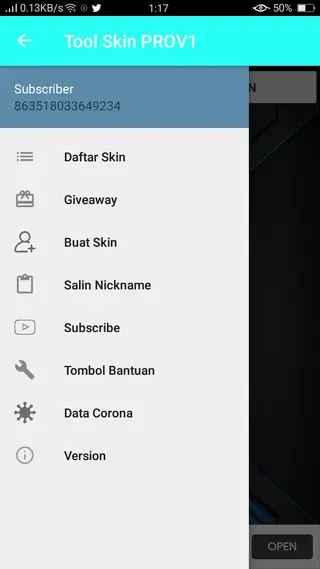 Screenshot of Tool Skin Pro Apk