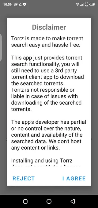 Screenshot of Torrz Apk