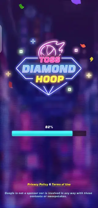 Screenshot of Toss Diamond Hoop Android
