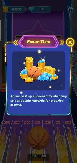 Screenshot of Toss Diamond Hoop Apk