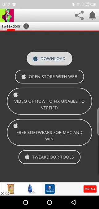 Screenshot of TweakDoor Apk