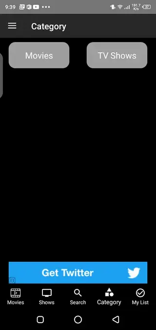 Screenshot of Tyflex Plus Android