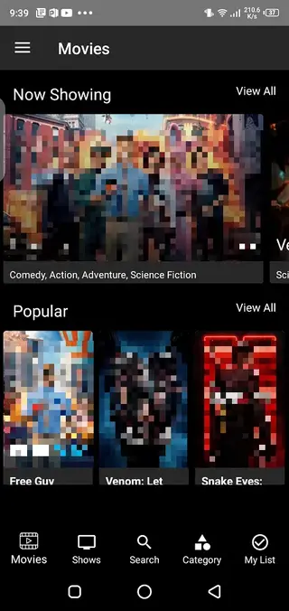 Screenshot of Tyflex Plus App