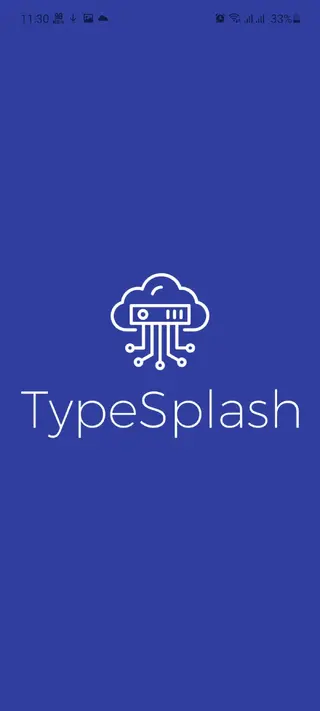 Screenshot of TypeSplash