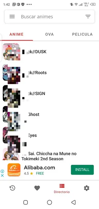 Screenhot of Ukiku Android