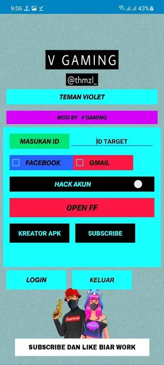 Screenshot of V Gaming