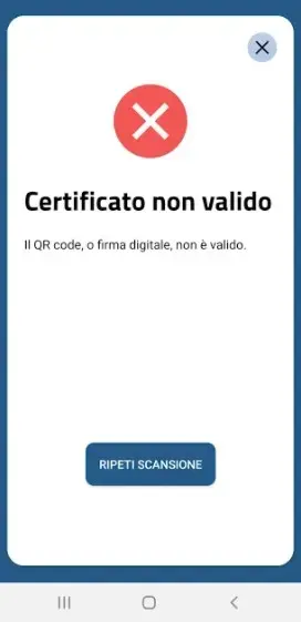 Screenshot of VerificaC19 Apk