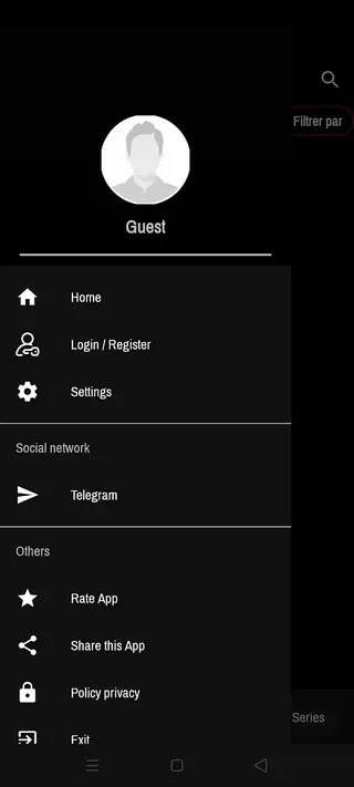 Screenshot of Voir Film Tv Android