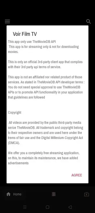 Screenshot of Voir Film Tv Apk
