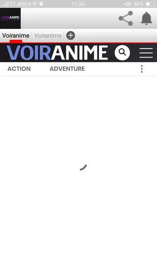 Screenshot of VoirAnime App