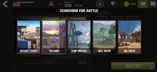 Screenshot of War Machines Mod Menu
