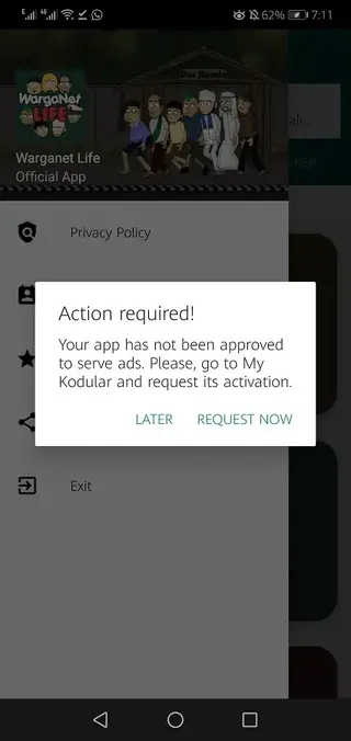 Screenshot of Warganet Life Android
