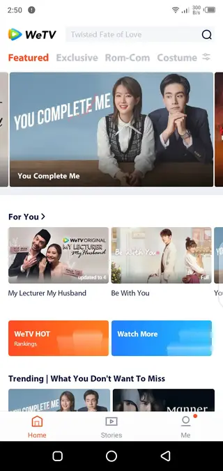 Screenshot of We TV Pro