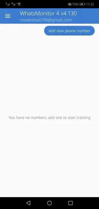 Screenshot of WhatsApp Monitor 4 Android