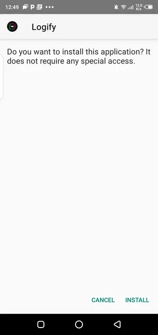 Screenshot of WhatsApp Takip App