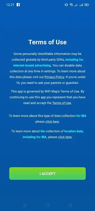 Screenhot of WifiMap.io Apk VPN