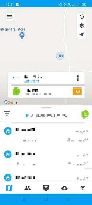 Screenhot of WifiMap.io Android