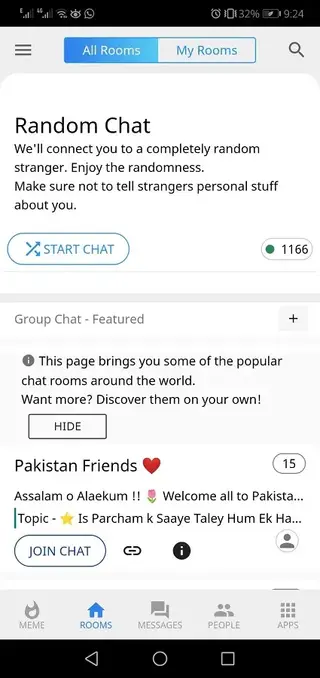 Screenhot of Y99 Chat Apk