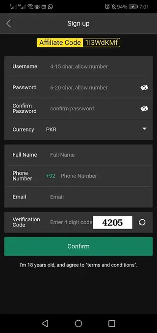 Screenshot of YIFY Download