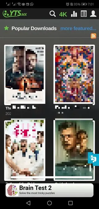 Screenshot of YIFY Apk