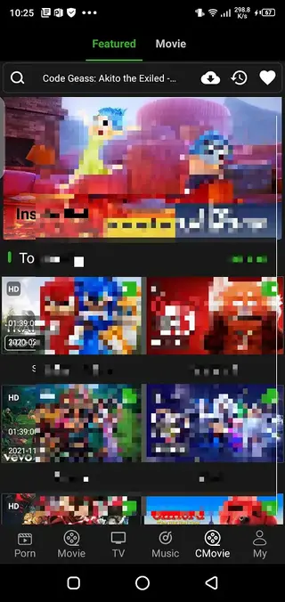Screenshot of YoYo Tubi App