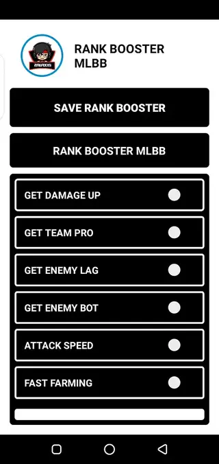 Screenshot of Zalaxis Rank Booster