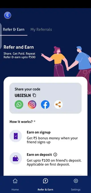 Screenshot of Zupee App