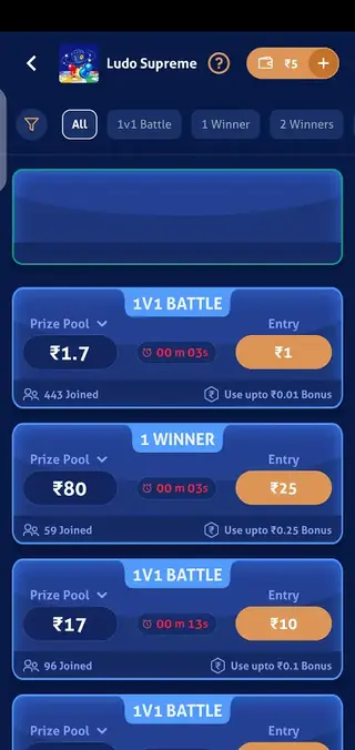 Screenshot of Zupee Apk