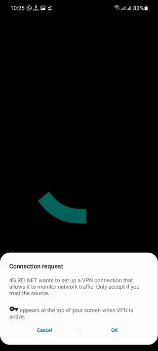 Screenshot of 4G Rei Net Apk VPN