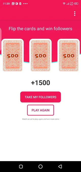 Screenshot of 4k Followers Download